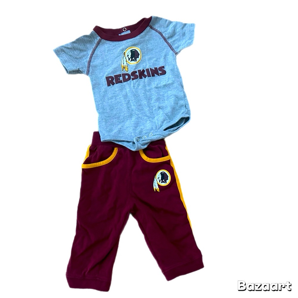 Washington Redskins 3/6 month two piece set